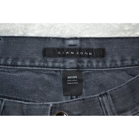 Sean John Black Jeans - Size 36X34 (see details) - Picture 3 of 8